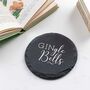 Funny Christmas Gin Slate Coaster, thumbnail 4 of 5