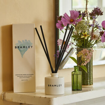 Camomile, Lavender And Geranium Soothing Reed Diffuser, 2 of 4