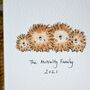 Personalised Hedgehog Family Handmade Card, thumbnail 1 of 7