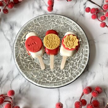 Personalised Lunar New Year Trio Of Cakesicles, 2 of 10