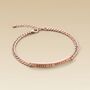 Rose Golden Personalised Chain Bracelet, thumbnail 1 of 10