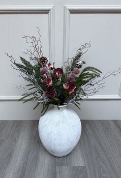 Faux Festive Sparkle Rose Bunch, 3 of 4