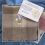 Soft Wool Scarf Personalised Birthday Flower Gift, thumbnail 1 of 6