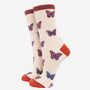 Women's Bamboo Socks Butterfly Ladybird Gift Set, thumbnail 5 of 5