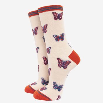 Women's Bamboo Socks Butterfly Ladybird Gift Set, 5 of 5