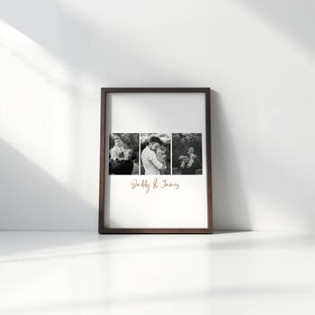Personalised Daddy And Me Photo Print, 7 of 7