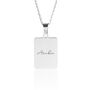 Personalised Mens Handwriting Tag Necklace, thumbnail 4 of 7