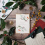 Nordic Foliage Cotton Rag Christmas Cards, thumbnail 3 of 4
