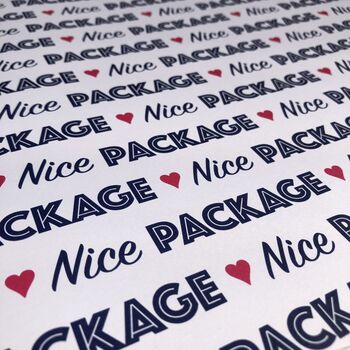 Funny Nice Package Gift Wrap, 4 of 4