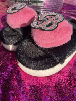 Personalised Fluffy Heart Slippers, 4 of 4