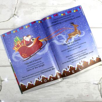 Personalised Boys 'It's Christmas' Story Book, 4 of 7