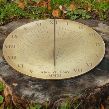 Personalised Galileo Brass Sundial, 3 of 4