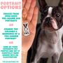 Customised Dog Portrait Keychain For Pitbull Owner, thumbnail 5 of 6