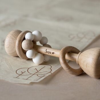 Wooden Baby Rattle, 2 of 9