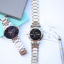Men's Moonphase Watch With Your Own Handwriting, thumbnail 3 of 6