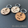 Personalised Wooden Round Pet ID Tag, thumbnail 2 of 8