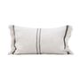 Andas Tasselled Stripe Cotton Cushion, thumbnail 2 of 5