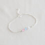 Fertility Bracelet – Dainty Chain Handmade Natural Crystal Jewellery For Fertility, Ivf, Pregnancy, thumbnail 5 of 6