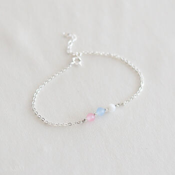 Fertility Bracelet – Dainty Chain Handmade Natural Crystal Jewellery For Fertility, Ivf, Pregnancy, 5 of 6