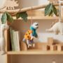 Handmade Felt Dino Mite Dinosaur Hanging Decoration, thumbnail 2 of 4