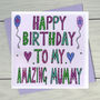 Personalised Mummy Birthday Book Card, thumbnail 2 of 6