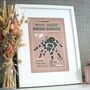 Funny Spider Art Print, Spider Fact File, thumbnail 4 of 5