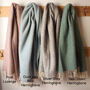 Personalised Message Pure Wool Blanket Scarf, thumbnail 4 of 12