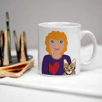 Personalised Crazy Cat Lady Mug, 4 of 12