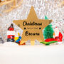 Personalised 'Christmas With The' Gold Star Cake Topper, thumbnail 1 of 7