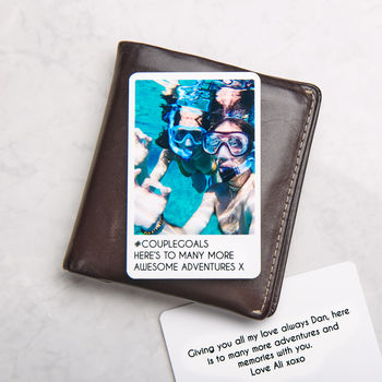 Personalised Metal Photo Wallet Card, 2 of 7