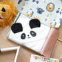 Personalised Baby Panda Hooded Cotton Towel, thumbnail 1 of 12