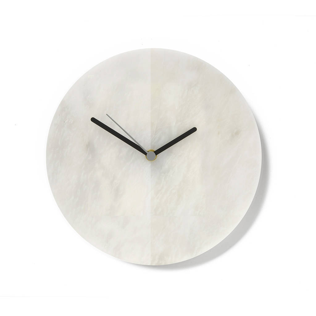 Marble Wall Clock By