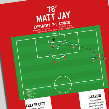 Matt Jay League Two 2022 Exeter Print, 2 of 2