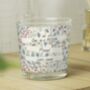 Personalised Floral Watercolour Scented Jar Candle, thumbnail 3 of 4