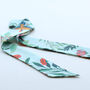 Pomegranate Floral And Hummingbird Slim Tie, thumbnail 1 of 8