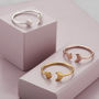 Personalised Luxe Sun And Moon Open Ring, thumbnail 2 of 8