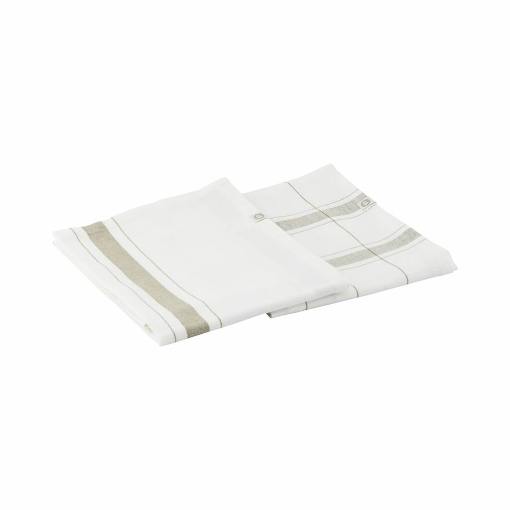 Tea Towels In Olive Green By Idyll Home