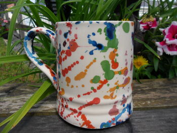 Tankard Mug In Paint Splashes Design, 7 of 8