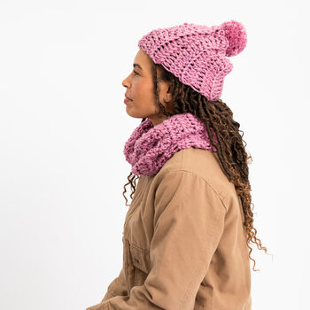 Beginners Beanie Hat Crochet Kit, 3 of 10