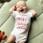 Bébé Announcement, Personalised Baby Grow, thumbnail 1 of 9