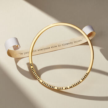 Personalised Message Bangle, 8 of 12