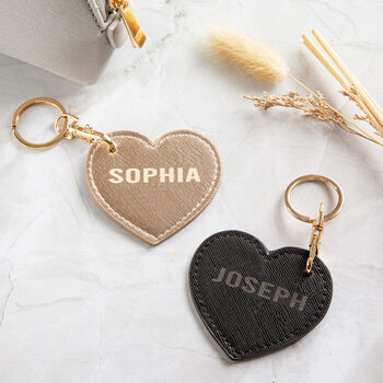 Faux Leather Customised Key Rings, 2 of 10