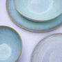 Handmade Ceramic Neptune Glaze Pasta Bowl, thumbnail 6 of 7