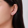 Sterling Silver Kayak Boat Stud Earrings, thumbnail 5 of 11