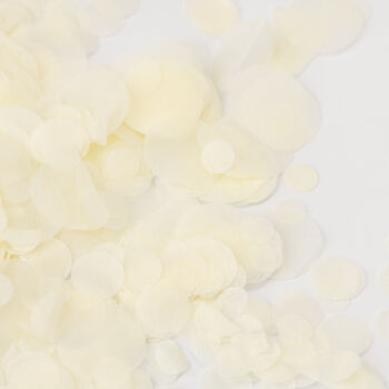 Ivory Wedding Confetti | Biodegradable Paper Confetti, 3 of 6