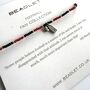 Bournemouth Fc Football Fan Bracelet With Charms, thumbnail 2 of 5
