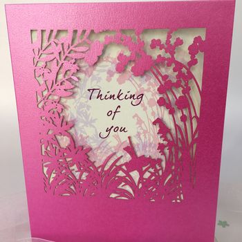 Thinking Of You Delicate Cut Card, 2 of 2