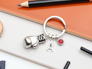 Silver Boxing Personalised Keyring, 3 of 11