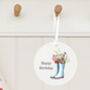 Gardeners Birthday Ceramic Decoration And Greeting Card, thumbnail 2 of 6