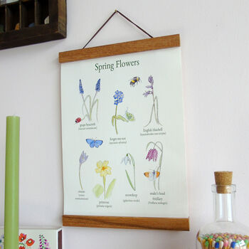 Spring Flowers Canvas Wall Hanging, 9 of 12
